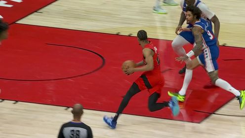 罗登25+12 罗宾逊25+12+6 格莱姆斯29分 猛龙三人20+力克76人